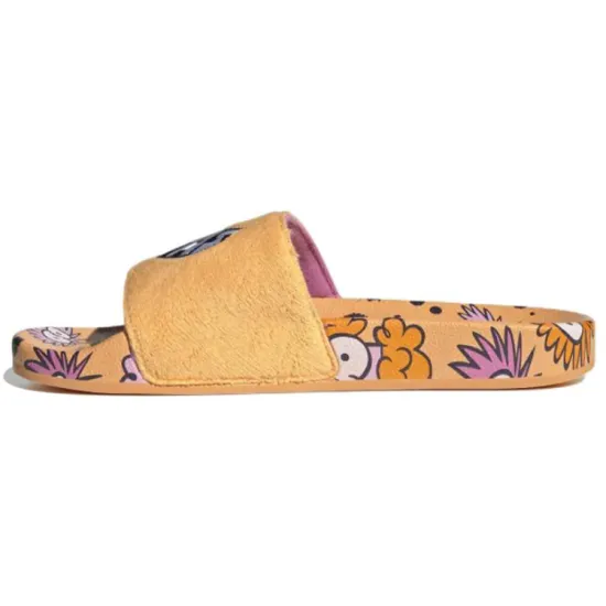 Adidas Adilette Slides Kevin Lyons Hazy Orange Cloud White Shadow Navy