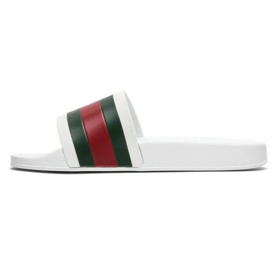 GUCCI Pursuit Pool Slides White