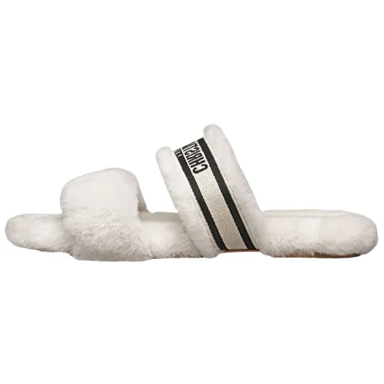 DIOR Chez Moi Slide Slippers Women's White