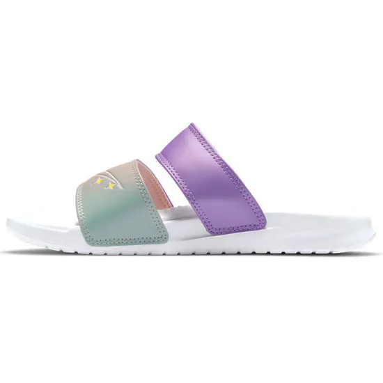 Nike Benassi Duo Flip-flops Women's Pulse Magenta/Pulse Mint/Purple Rush