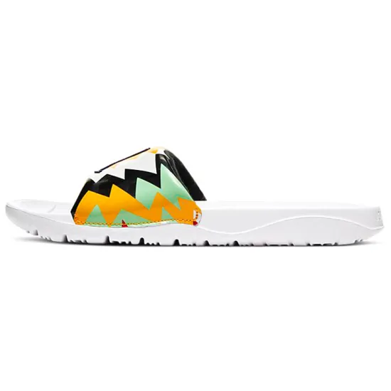 Jordan Break Slide GS 'White Multi Color'