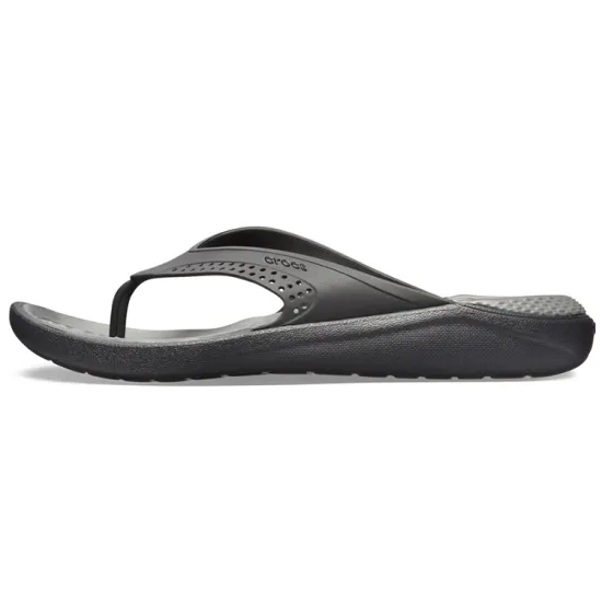 Crocs LiteRide Minimalistic Beach Flip Flops Dark Grey