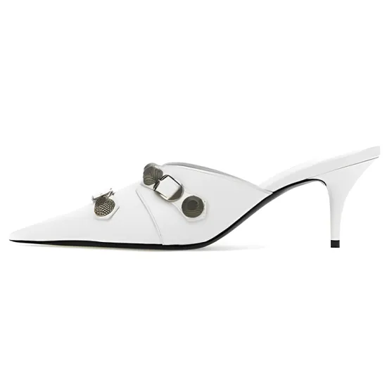 Balenciaga Cagole 80mm Pointed Mules