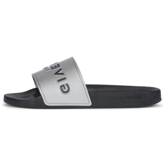 Givenchy Women's Logo Slide 'Metallic Silver'
