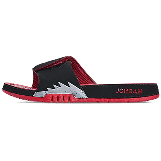 Jordan Hydro 5 Retro Black Particle Grey University Red