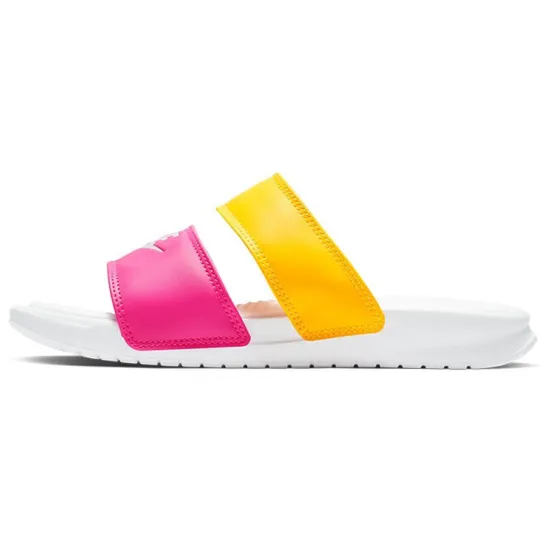 Nike Benassi Metallic Summit White Women's