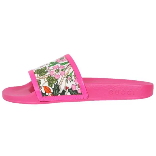 GUCCI Pool Slides Pink Women's