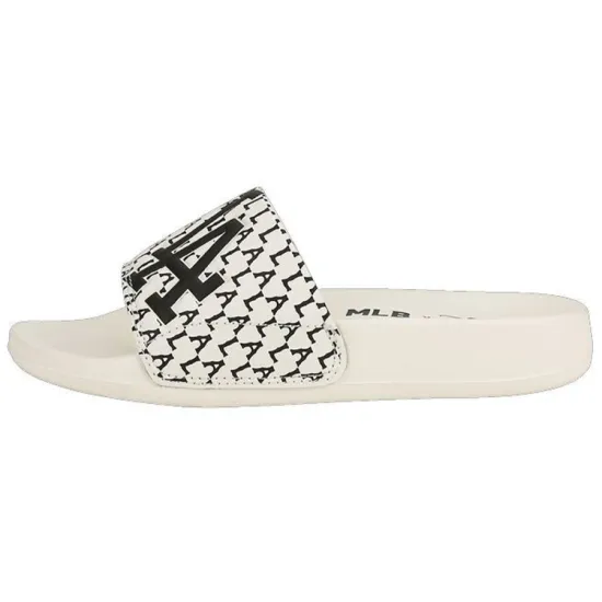 MLB Slipper Slide Slippers Unisex White Black