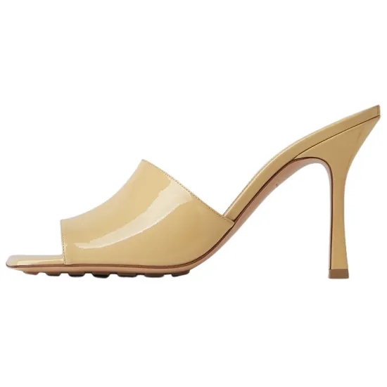 Bottega Veneta Stretch Slide Slippers Women's Beige