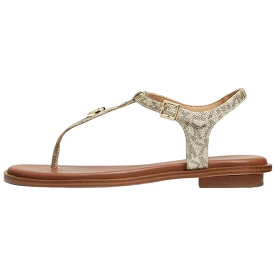 Michael Michael Kors Monogram Logo-appliqué Flat Sandals