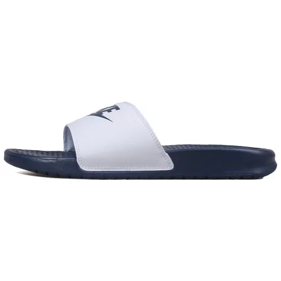 Nike Benassi JDI Flip-flops Unisex White/Royal Blue/Fern Green
