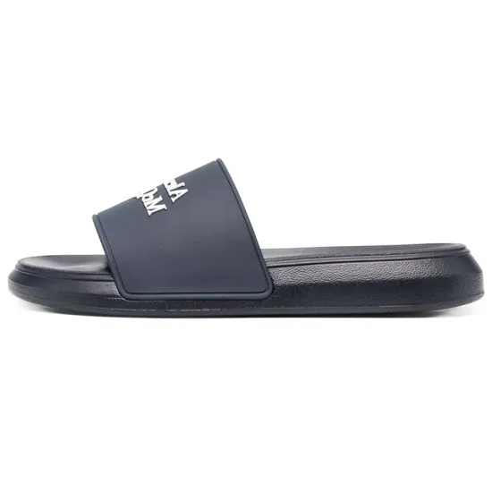 Alexander McQueen Pool Slide Navy Women's
