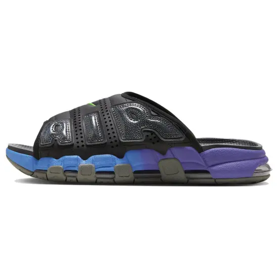 Nike Air More Uptempo Slide Blue Purple Gradient