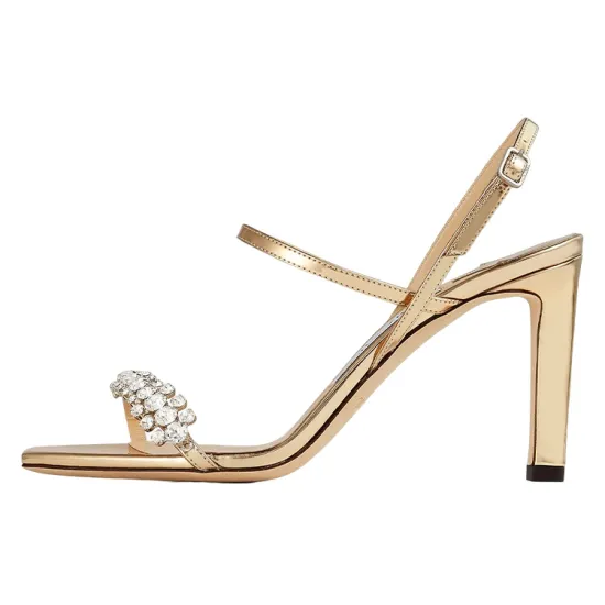 Jimmy Choo Meira 85mm Crystal-embellished Sandals