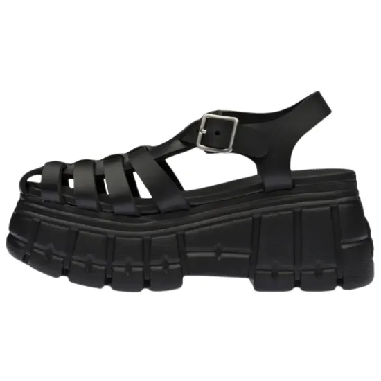 MIU MIU Flatform Caged Sandals