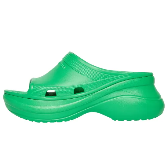 Balenciaga X Crocs Pool Slide Sandals Green