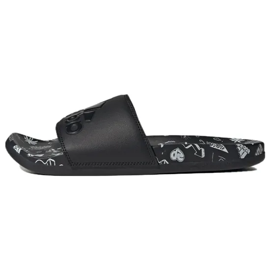 Adidas Originals ADILETTE Series Flip-flops Unisex Black/white