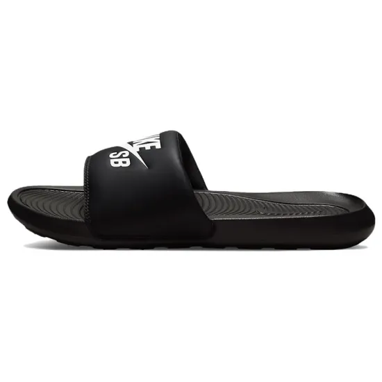 Nike Sb Victori One Slide Black White