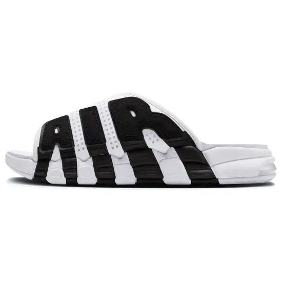 Nike Air More Uptempo Slide White Black Red