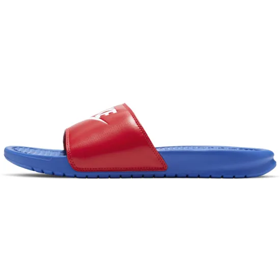 Nike Benassi JDI Flip-flops Men White/Navy/Red