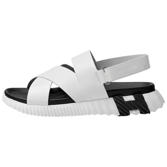 HERMES Electric One-Strap Sandals Men