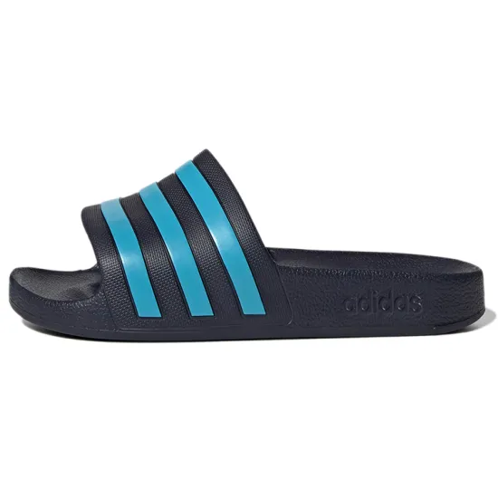 Adidas Adilette Aqua Slides Legend Ink Bright Cyan