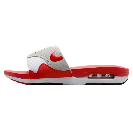 Nike Air Max 1 Slide White University Red