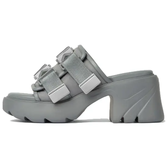 Bottega Veneta Abrasion Resistant Slide Slippers Women's Gray