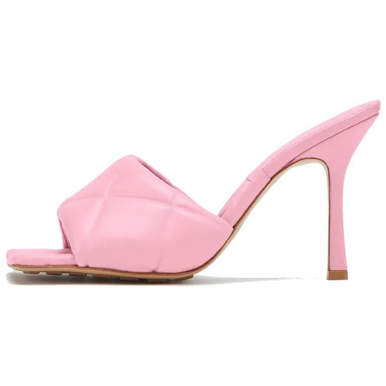 Bottega Veneta Lido Slide Slippers Women's Pink