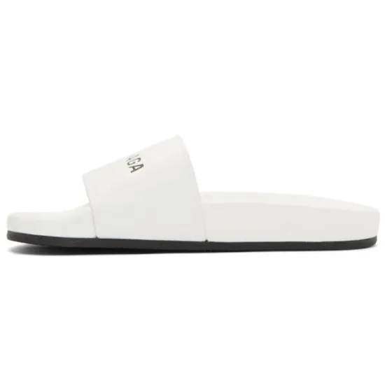 Balenciaga Classic Logo Slide 'White'
