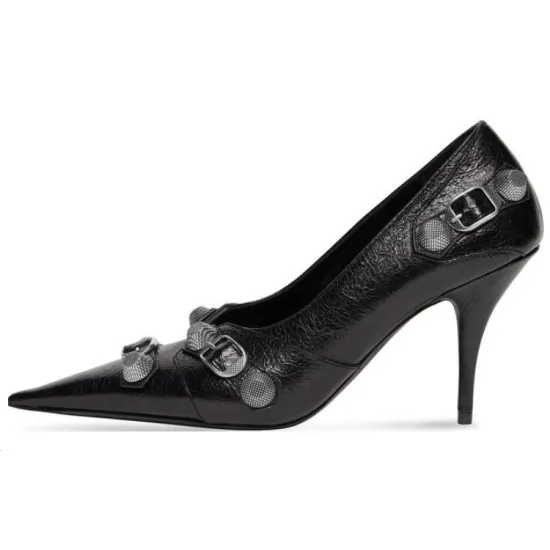 Balenciaga Cagole 90mm Pump Black Women's