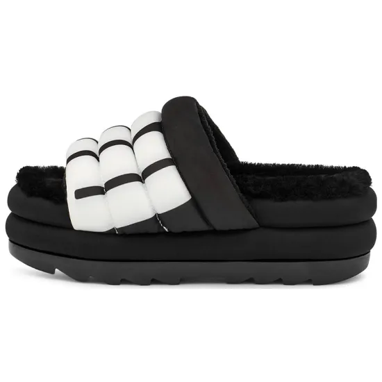 UGG Maxi Slide Logo Black Women's
