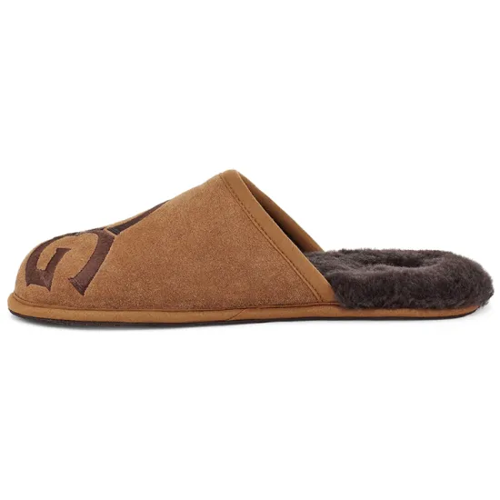 UGG Scuff Logo Slipper Chestnut Espresso