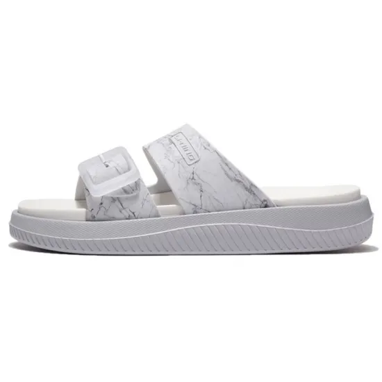 LINING Slide Slippers Men Microcrystalline Gray