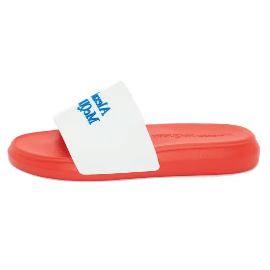 Alexander McQueen Pool Slide Electric Blue