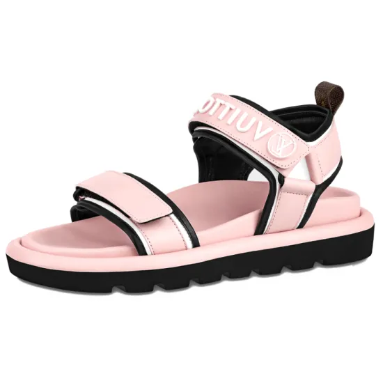 LOUIS VUITTON Beach Sandals Women's Pink