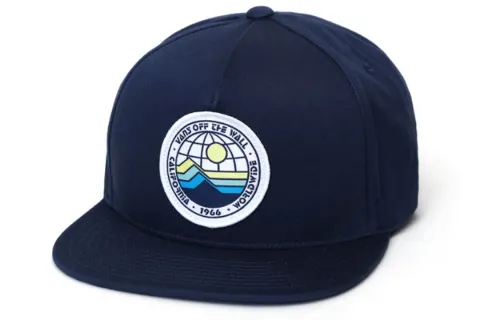 Vans Cotton Baseball Caps Unisex Blue
