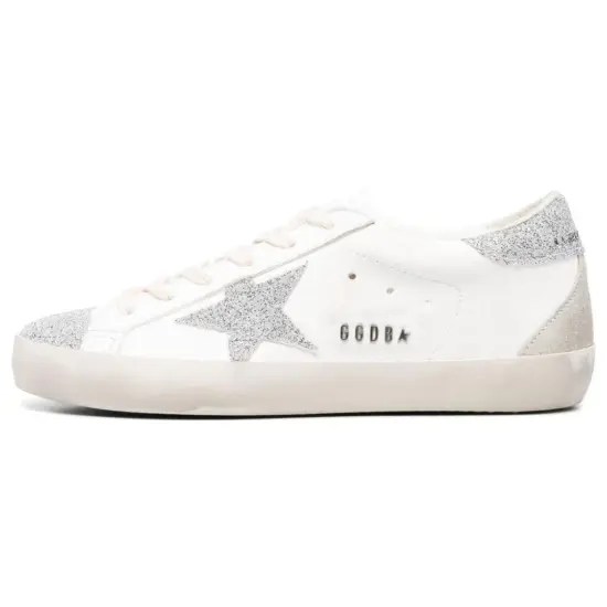 Golden Goose Super-Star Glitter-embellished Sneakers