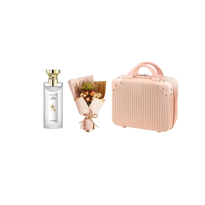 BVLGARI Bvlgari, perfume, suitcase, gift box, fresh set, eau de cologne contains rose, 75 ml