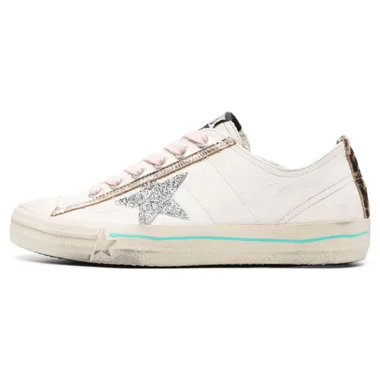 Golden Goose V Star Low Top Skateboard Shoes Women's White