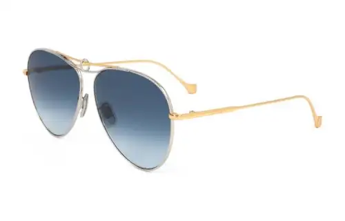 LOEWE Metal Aviator Sunglasses Unisex Gold