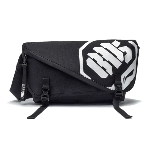 Li Ning Polyester Shoulder Bag, Crossbody Bag Regular Unisex Black