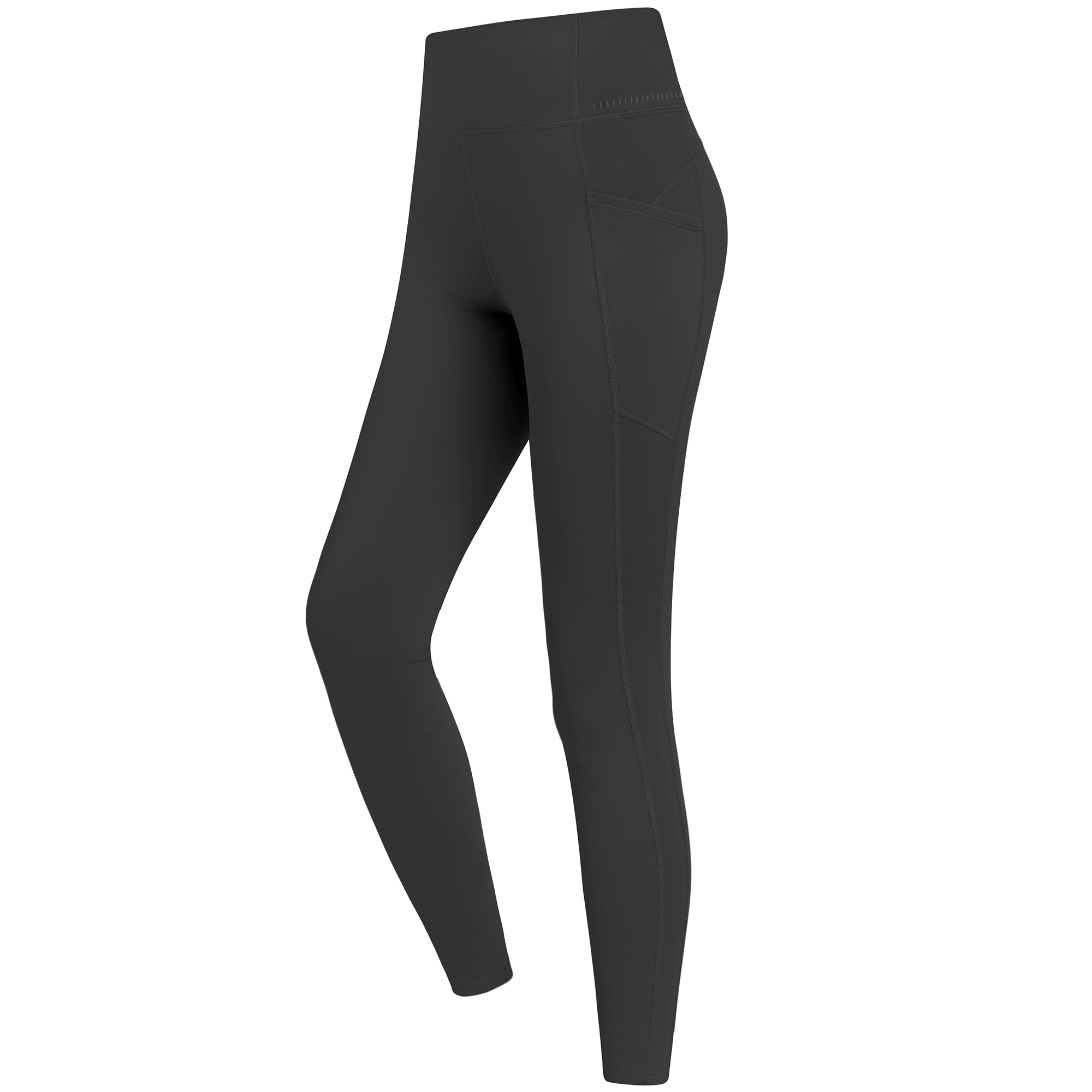 CAMEL Solid Color Running Tight Fit High Rise Thickened And Fleece Lined Yoga Pants Women’s