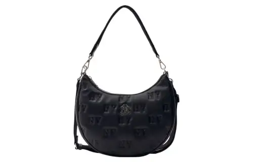 MLB Artificial Leather Crossbody Bag, Shoulder Bag Women's Black