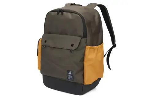 Adidas Polyester Laptop Bag Backpack Regular Unisex Dark Gray Olive Green
