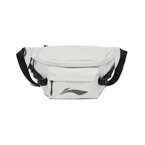 Li Ning Polyester Shoulder Bag, Crossbody Bag Unisex Ecru