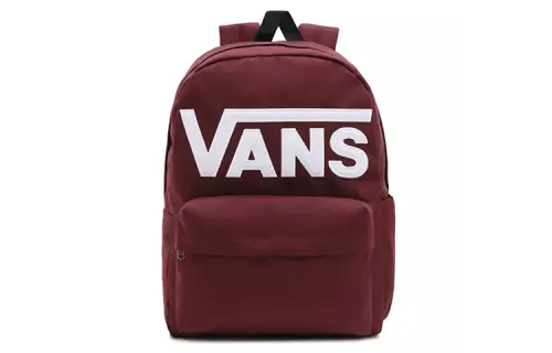 Vans Polyester Laptop Bag, Travel Bag, Backpack Unisex Burgundy