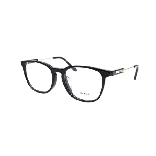 PRADA Oval Eyeglass Frames Men's Black