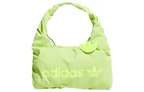 Adidas Originals Trefoil Polyurethane Cloud Bag, One Shoulder Handbag Regular Women's Bright Lemon