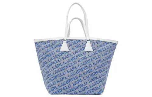 KARL LAGERFELD / Karl Lagerfeld Jeans Cotton Canvas Bag, Tote Bag, Shopping Bag, Shoulder Bag, Handbag Women's